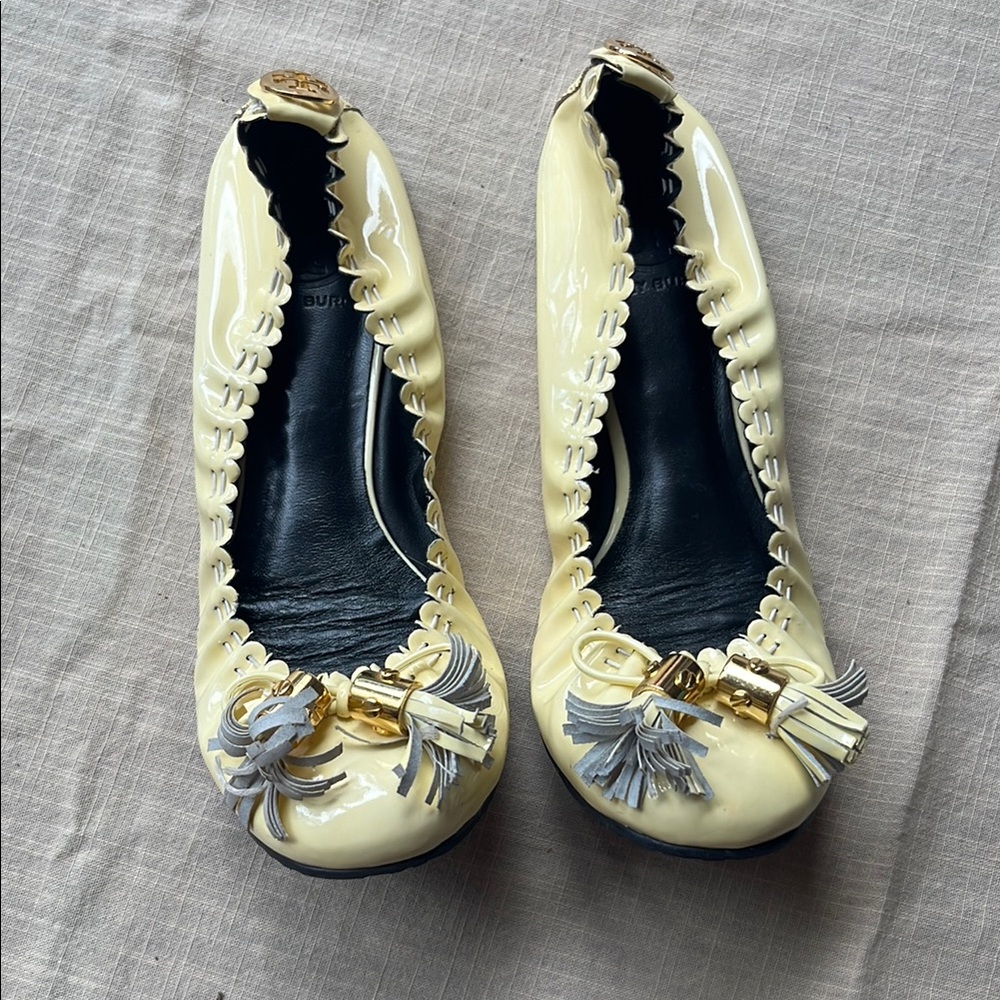 Tory Burch Yellow Flats - Picture 2 of 10